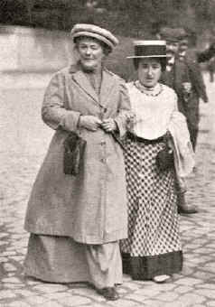 Clara Zetkin und Rosa Luxemburg (gemeinfreies Foto)